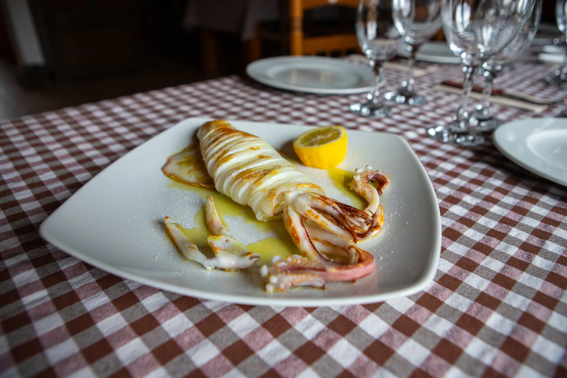 Calamar a la plancha