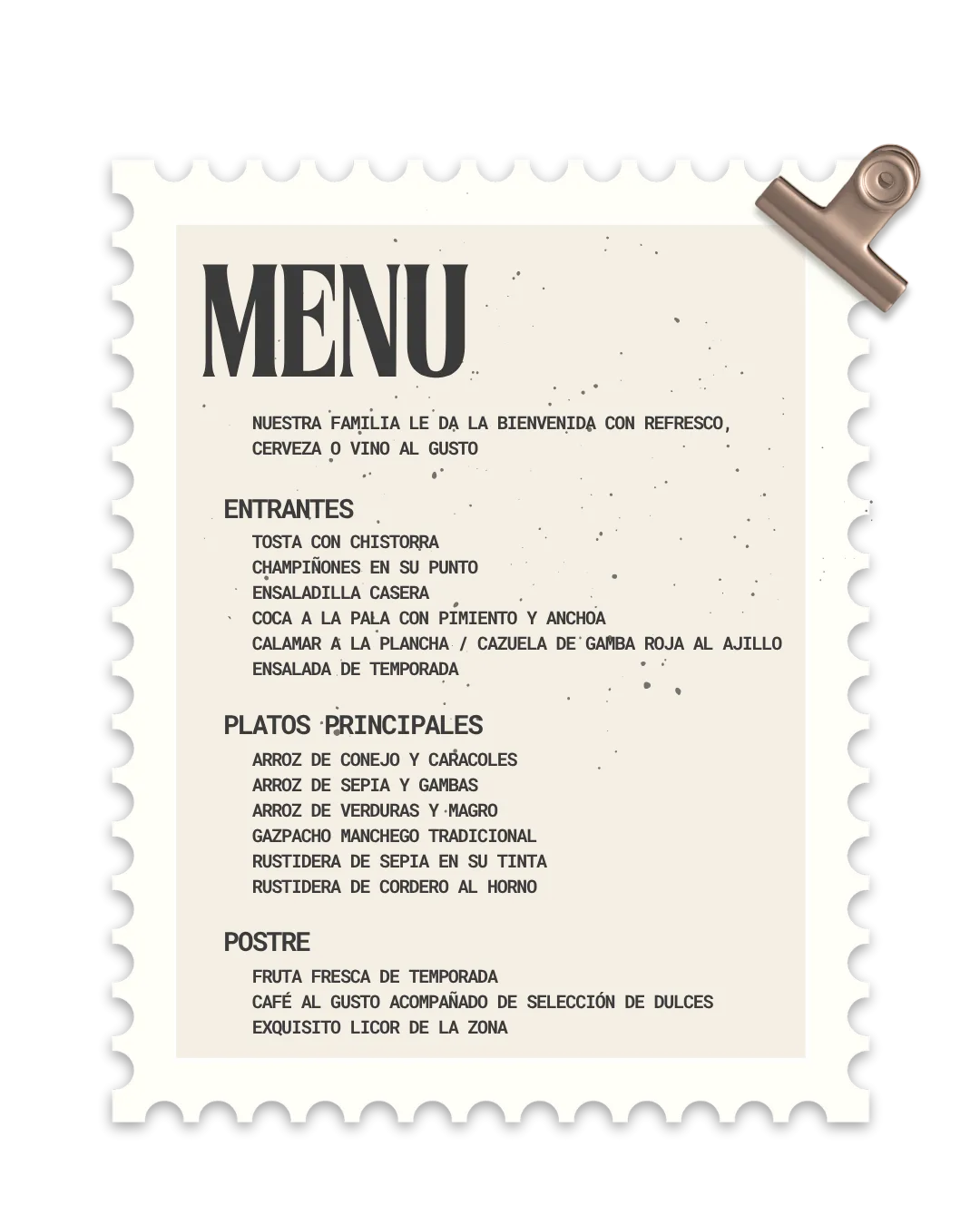 Carta de Finca La Esperanza 2026